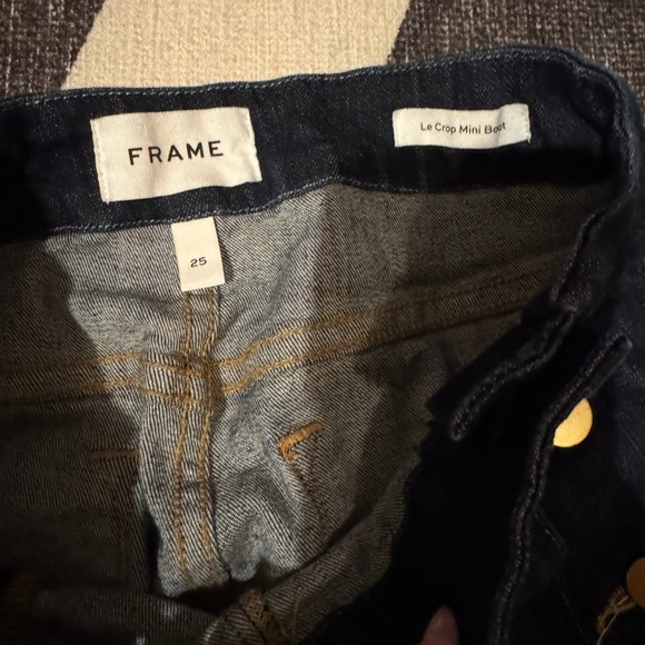 Frame Denim Blue Flare Wide Leg Jeans - Picture 4 of 4